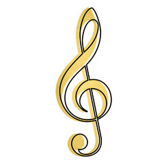 Fototapeta premium Music Note Icon