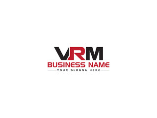 Initial VRM Logo Icon Design, Unique VR vrm Logo Letter Vector For Any Type Of Business
