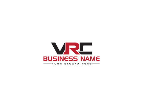 Initial VRC Logo Icon Design, Unique VR vrc Logo Letter Vector For Any Type Of Business