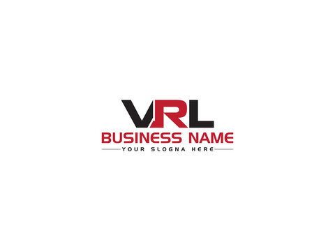 Initial VRL Logo Icon Design, Unique VR vrl Logo Letter Vector For Any Type Of Business