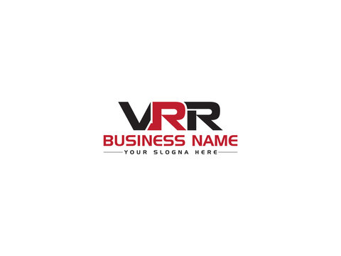 Initial VRR Logo Icon Design, Unique VR vrr Logo Letter Vector For Any Type Of Business