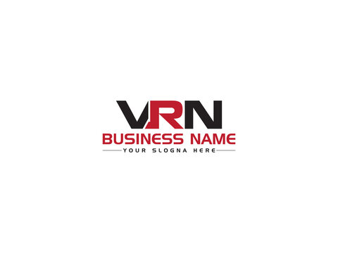 Initial VRN Logo Icon Design, Unique VR vrn Logo Letter Vector For Any Type Of Business