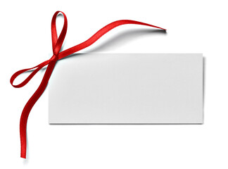ribbon bow card note chirstmas celebration greeting invitation