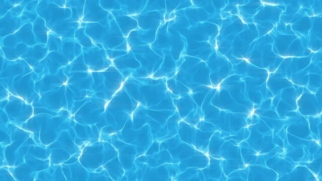 animation of flowing water, sea, swimming pool (4K, looping)	