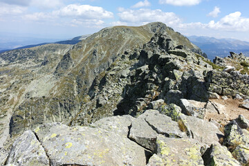 Landscape of Rila Mountain near Lovnitsa peak, Bulgaria