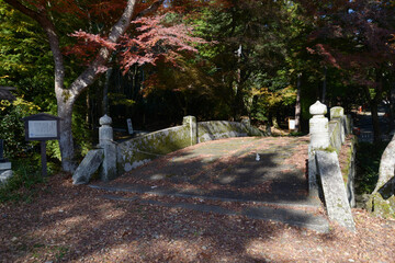 秋の日吉大社　 二宮橋　滋賀県大津市坂本