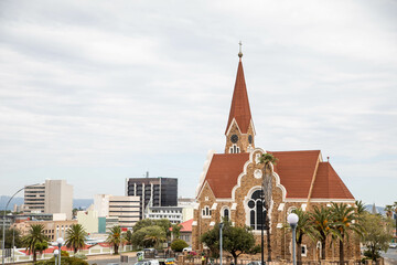 old church in the center of windhoek namibia