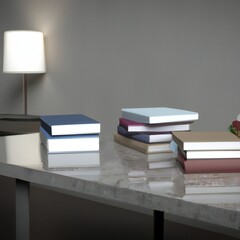 Books on a Table in a Living Room