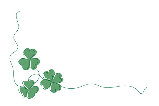 Four Leaf Clover Icon In Flat Style Stock Illustration - Download Image Now  - Four Leaf Clover, Clover, Clover Leaf Shape - iStock
