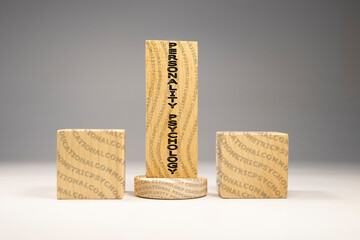 Personality psychology was written on a wooden surface. health and life