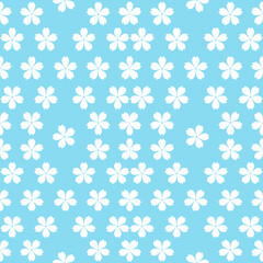 abstract art flower background pattern in stripes with tender flowers, spring