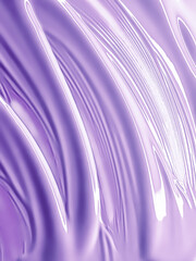 Glossy purple cosmetic texture as beauty make-up product background, cosmetics and luxury makeup...