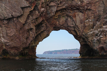 Percé Rock in Gaspé, QC, Canada