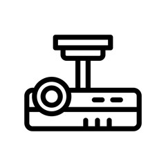 projector line icon illustration vector graphic