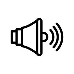 volume line icon illustration vector graphic