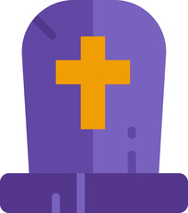 tombstone flat icon