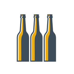 Beer Bottles Retro