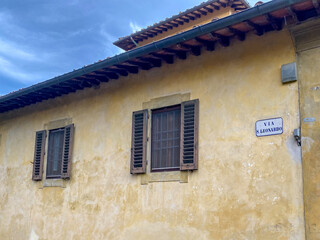 Sights and architecture of Florence Italy