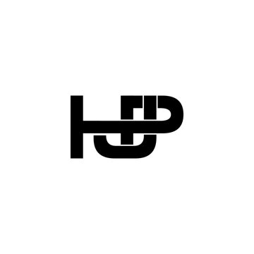 hpj letter original monogram logo design