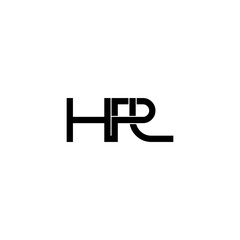 hpl letter original monogram logo design