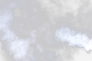 Cercles muraux Fumée Dense Fluffy Puffs of White Smoke and Fog on transparent png Background, Abstract Smoke Clouds, Movement Blurred out of focus. Smoking blows from machine dry ice fly fluttering in Air, effect texture