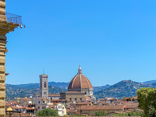 Fototapeta premium Skyline Florence Italy seen from the south