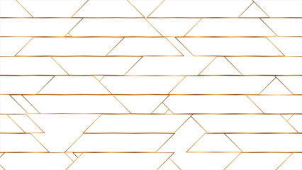 Golden linear abstract geometric pattern