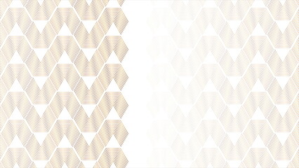 Fototapeta premium Golden linear abstract geometric pattern background