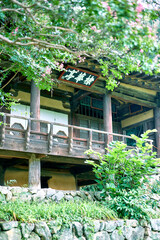 한국의 전통적인 정자. 채화정