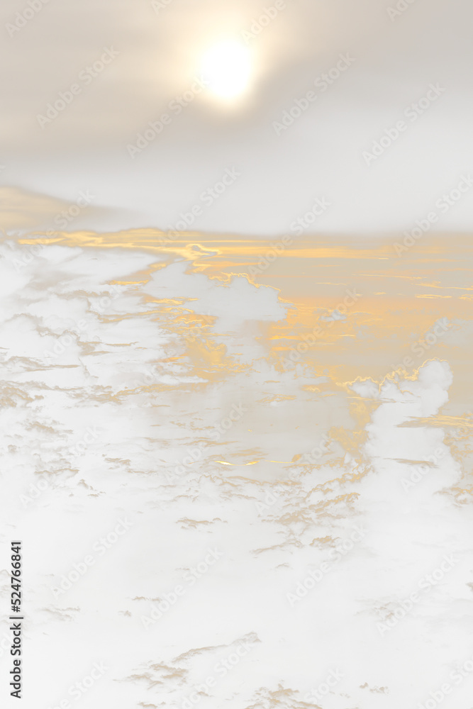 Wall mural cloud in sky atmosphere from airplane, out of windows is cloudscape cumulus heaven and sky under sun