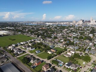Aerial view of New Orleans City