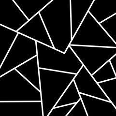 seamless black and white geometric pattern
