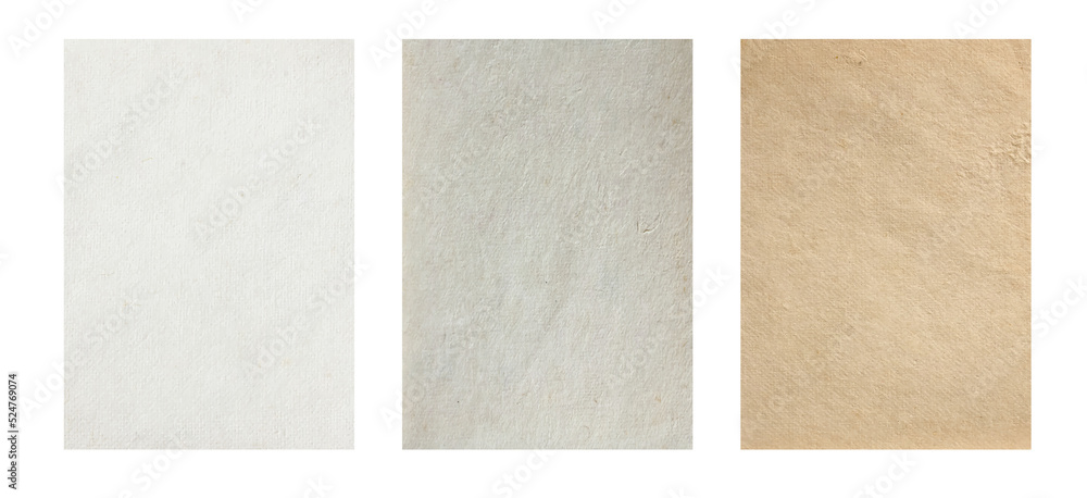 Aufkleber set of paper background texture. in a4 size for design work cover book presentation. brochure layout