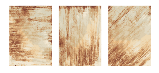 Set of rusted steel plate metal texture background, in A4 size for design work page cover book presentation. brochure layout and flyers poster template. isolated