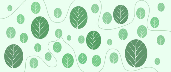 Abstract seamless leaves vector elements design concept, leaves seamless pattern, go green,suitable for background, backdrop, wallpaper, typography background, illustration, book cover, nature banner.