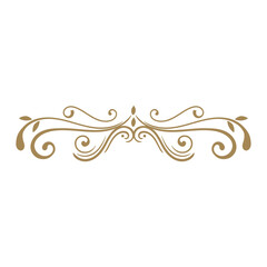 elegant golden border vintage style