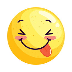 emoji with tongue out