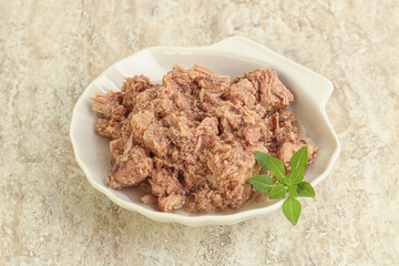 Canned tuna fish for salad