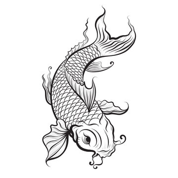 recommend clip art: Koi, lotus, peony and waves