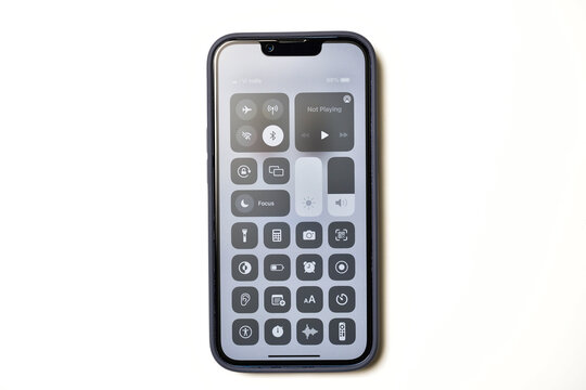 Control center in iphone for easy access to features
