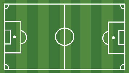 soccer field soccer field graphic design Suitable for studies or samples. .Vector green field for game making