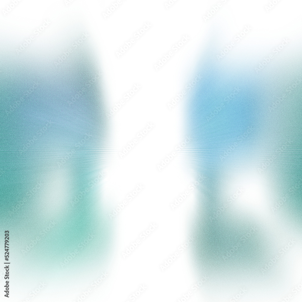 Wall mural isolated transparent abstract blotchy color gradient blur .