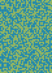 Fototapeta premium Abstract Geometric Pattern generative computational art illustration