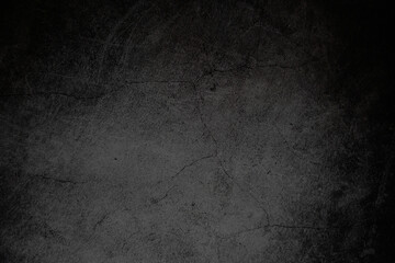 Texture of old gray concrete wall for dark background