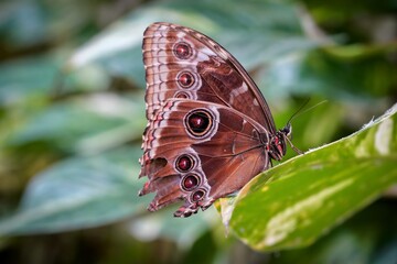 butterfly on leaf