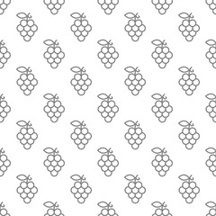 Grape seamless pattern background .