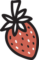 Summer illustration on transparent background