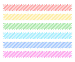 ギザギザのフレーム背景素材　イラストセット
