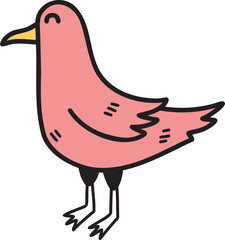 Summer illustration on transparent background