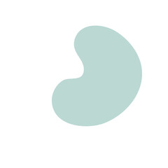 hand drawn liquid shapes For decorating greeting cards in minimalist style.